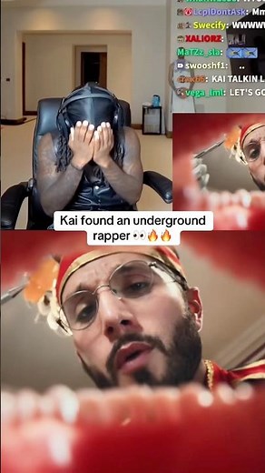 Kai found an underground rapper 👀🔥🔥 #undergroundmusic #kaicenat #bingbong