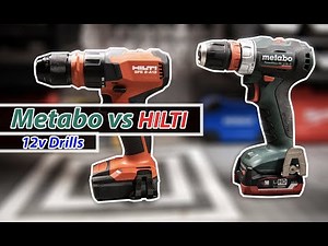 Metabo vs HILTI (12v Multi-Head Drill/Drivers)