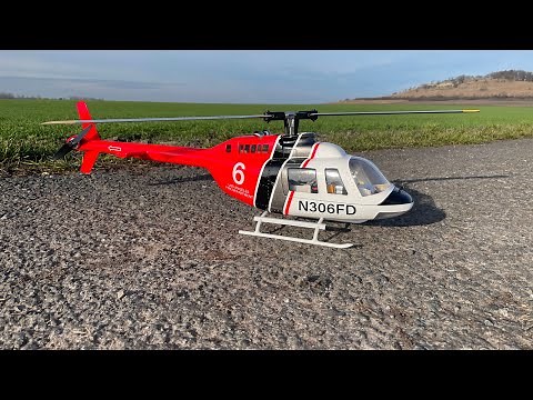 Fly wing Bell 206 V3 GPS RC Helicopter