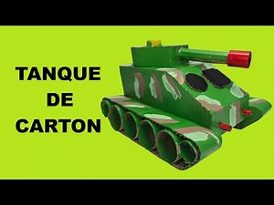 Como Hacer un Tanque de Carton