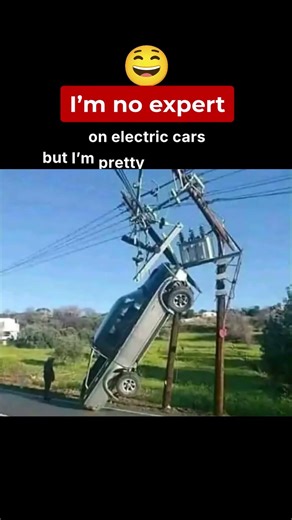Electric car 😄 funny