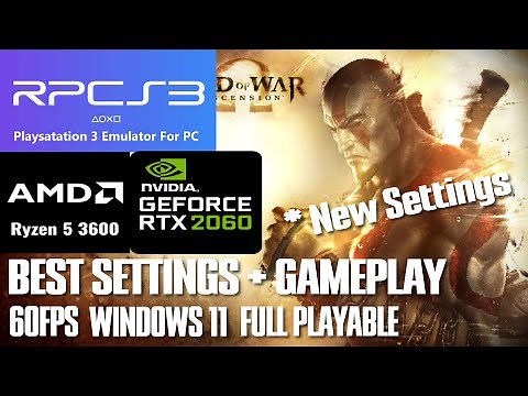 God of War: Ascension RPCS3 New Settings 2023 | Best Settings | Full Playable | 60FPS HD | Latest