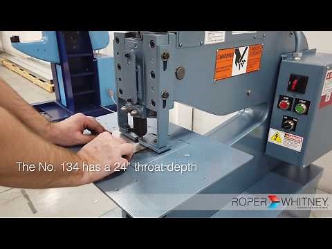 The No. 134 Hydraulic Punch Press
