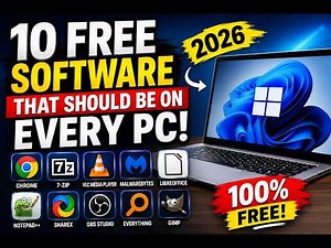 10 FREE Software Every Windows PC Needs in 2026 | Best Free PC Apps You Must Install