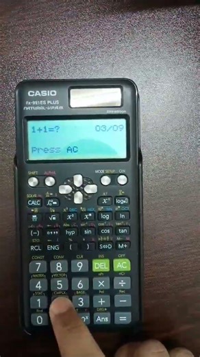 original test fx-991es plus calculator