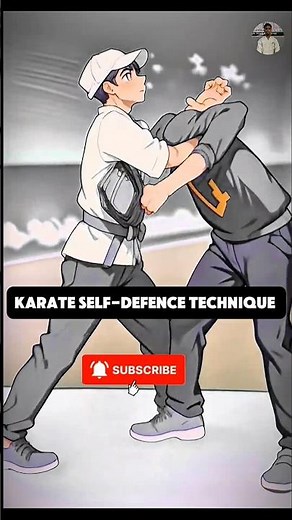 Karate self-defence technique #tutorial #selfdefense #martialarts #karate #safety #kickboxing #mma