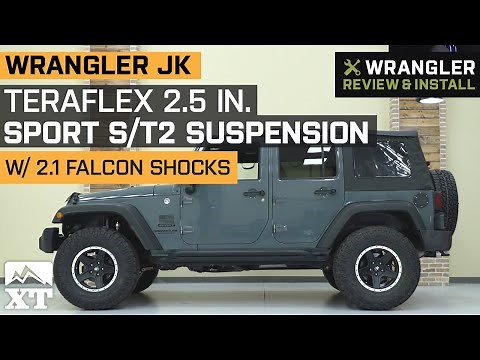 Jeep Wrangler JK Teraflex 2.5" Sport S/T2 Suspension w/ Shocks (2007-2018 4 Door) Review & Install