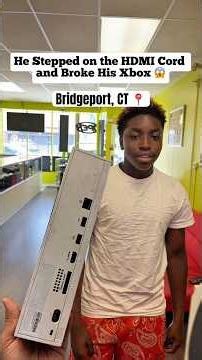 One Wrong Step DESTROYED His Xbox 😭 #shorts #moneytalkswireless