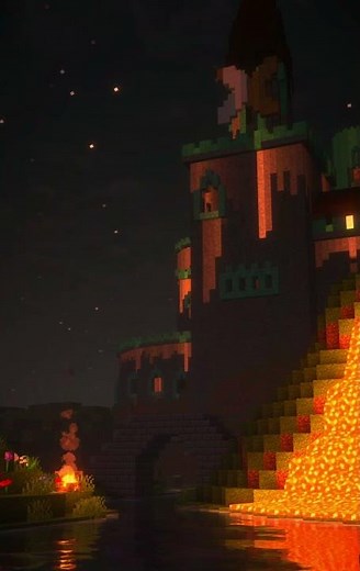 midnight calm. #minecraft #relaxing #night