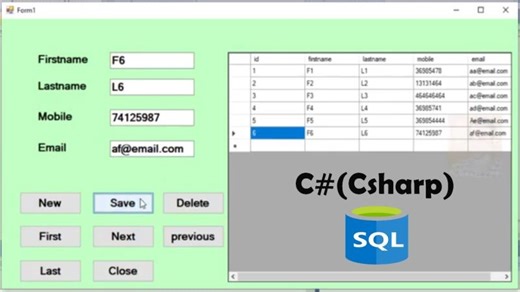 C# SQL Server Data Entry Form in VS 2022 | Gamal Malak posted on the topic | LinkedIn