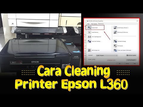 cara Head Cleaning Printer Epson L360