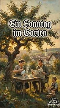 Ein Sonntag im Garten 1958 🌳 Kindheitserinnerungen