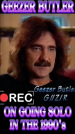 GEEZER of BLACK SABBATH on going solo with G/Z/R band #blacksabbathshorts