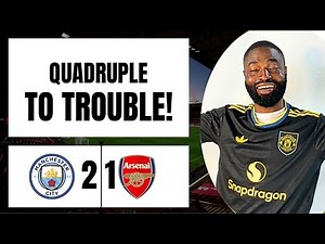 MANCITY 2-1 ARSENAL | From Quadruple To Trouble! Ft Austin #arsenal #mancity #premierleague