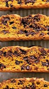 crisp dunkable twice-baked pumpkin biscotti. add mini chocolate chips or white chocolate frosting. #pumpkinseason #biscotti #thegunnysack | The Gunny Sack
