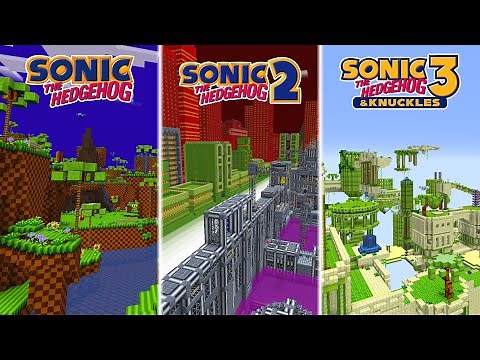 Classic Zones RECREATED in Minecraft | Sonic Islands Map