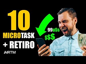 Ganar DINERO: 10 Webs MICROTAREAS + Retiro AIRTM I Emprender Simple