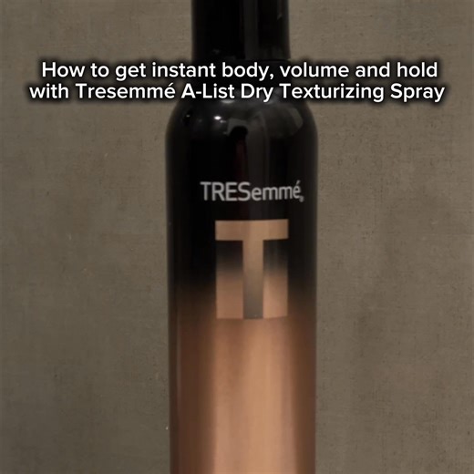 Elevate your everyday with the NEW TRESemmé A-List Collection Dry Texturizing Spray—instant volume and hold, now at Walmart. | Walmart