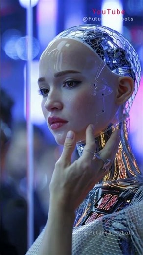 💫 Humanoid Robot’s Face Reveal Amazes Crowd at Futuristic Expo