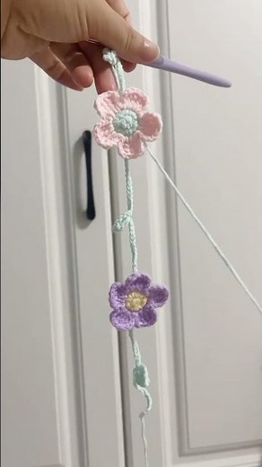 How to crochet flowers for curtain #crochet #crocheter #diy #crochetideaseasy