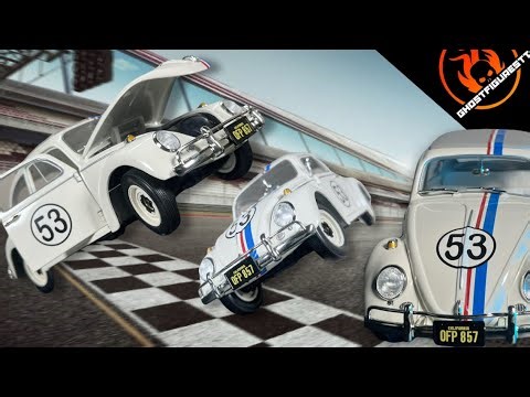 Johnny Lightning 1:18 Scale Herbie the Lovebug | Action Figure Review