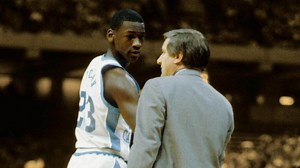 Dean Smith on why Michael Jordan wasn't an instant star at UNC: 'It was like trying to shoot a volleyball'