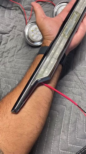 Custom 1963 Impala Green LED 3rd Brake Light Emblem