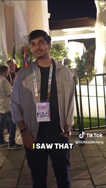 Vidit read Lichess' interview with Chessbase India! #FIDEWorldCup