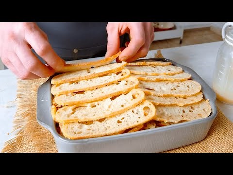 The Yummiest Way Ever To Use Leftover Bread – Unbelievable!