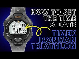 Set Time and Date on Timex IRONMAN Watch