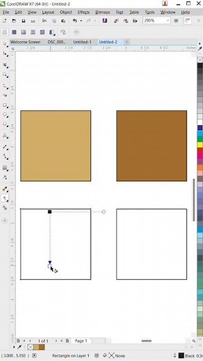 Gradient Brown & Dark Brown Effect Tutorial (Part 1) | Simple & Clean Design #shortsfeed #viral