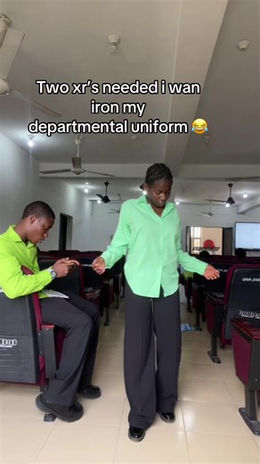 Ironing My Departmental Uniform