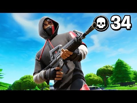 34 Kill Solo Squad | Season X Fortnite