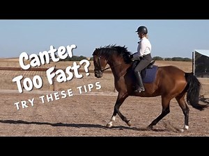 Cantering On A Horse That Gets Too Fast
