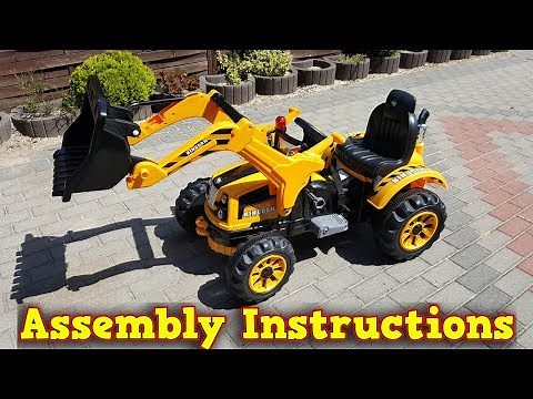 Mini Loader 12V Ride On Bulldozer 2x30W - Assembly Instructions