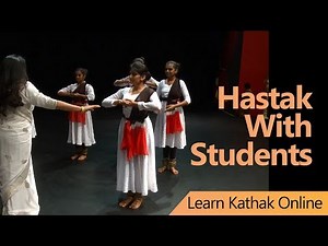 Guru Pali Chandra Teaching Hastak | Students Practicing with Live Music | Learn Kathak Online