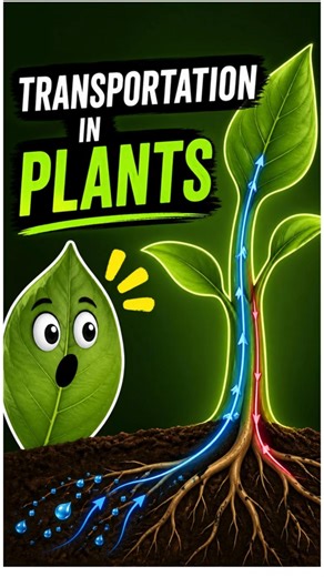 Transportation in Plants: Food Aur Water Ka Simple Short #class9#science #boards2026#ncert #shorts