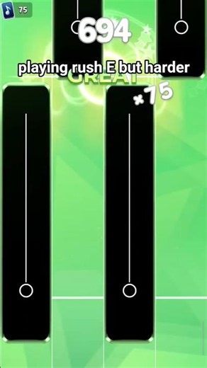 playing rush E but harder #games #magic tiles level 9