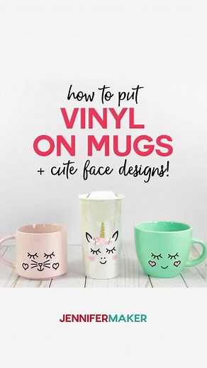 Personalized Mug Tutorial: Applying Vinyl to Mugs