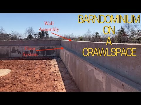 Barndominium Build On A Crawlspace - Foundation Preparation