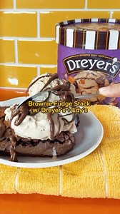 1K reactions · 85 shares | Brownie Fudge Stack  w/ Dreyer’s + Edy’s...