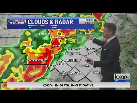 Strong storms and heavy rain arrive in Central Texas tonight | KXAN Forecast (Oct. 24)