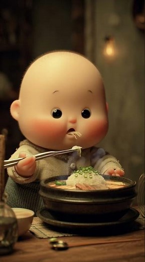 Cute Cartoon Eating Noodles 🍜✨ | Funny & Satisfying Slurp ASMR | Viral Animation#cute #foryou #cute