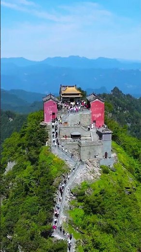 Discover the Majestic Aerial Views of Wudang Mountain | A Journey into Taoist Culture