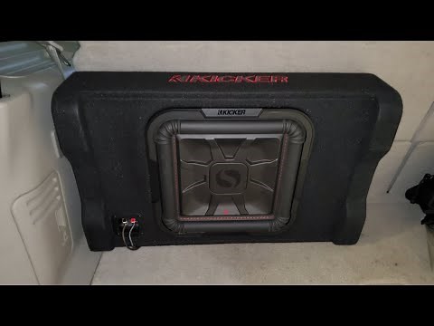 Best Subwoofer for Familiy vehicles and Pickup trucks and More (12 inch kicker L7t ) part 1