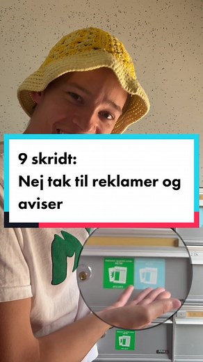 9 skridt: nej tak til reklamer og aviser!! ❌ bestil dine klistermærker på www.fk.dk 🤡 #reklamer #nej #tak #fyp