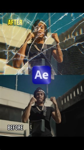 Realistic Glass Crack Effect in After Effects