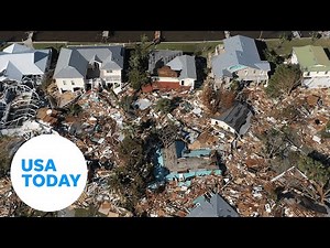 Aerial cameras provide a haunting view of Hurricane Ian's damage | USA TODAY