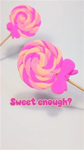 DIY Tiny Clay Lollipop! 🍭✨