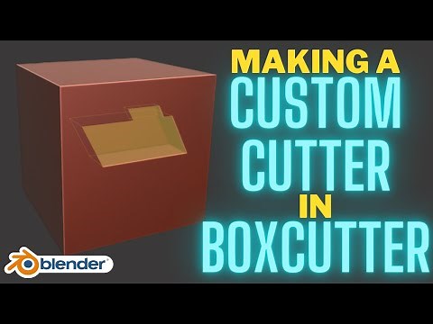 Making a Custom Cutter in Blender with Boxcutter